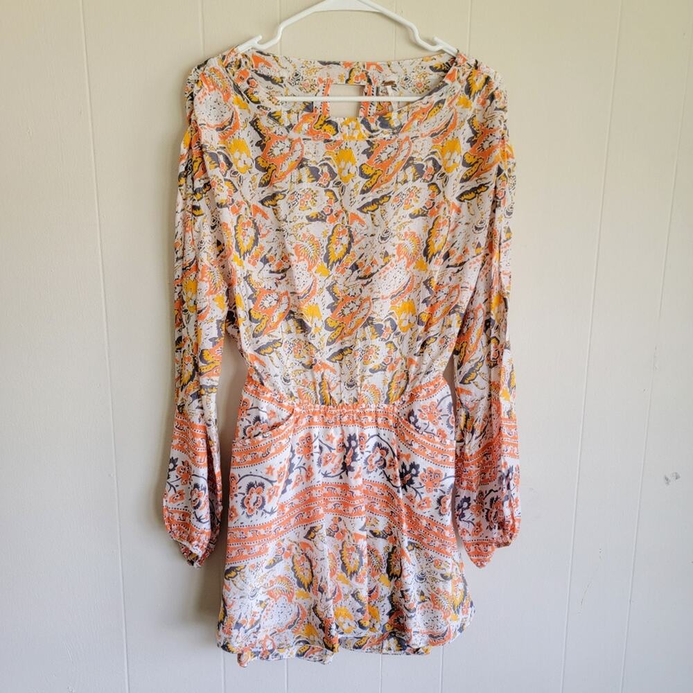 Free People Sun Printed Mini Dress - Picture 2 of 6